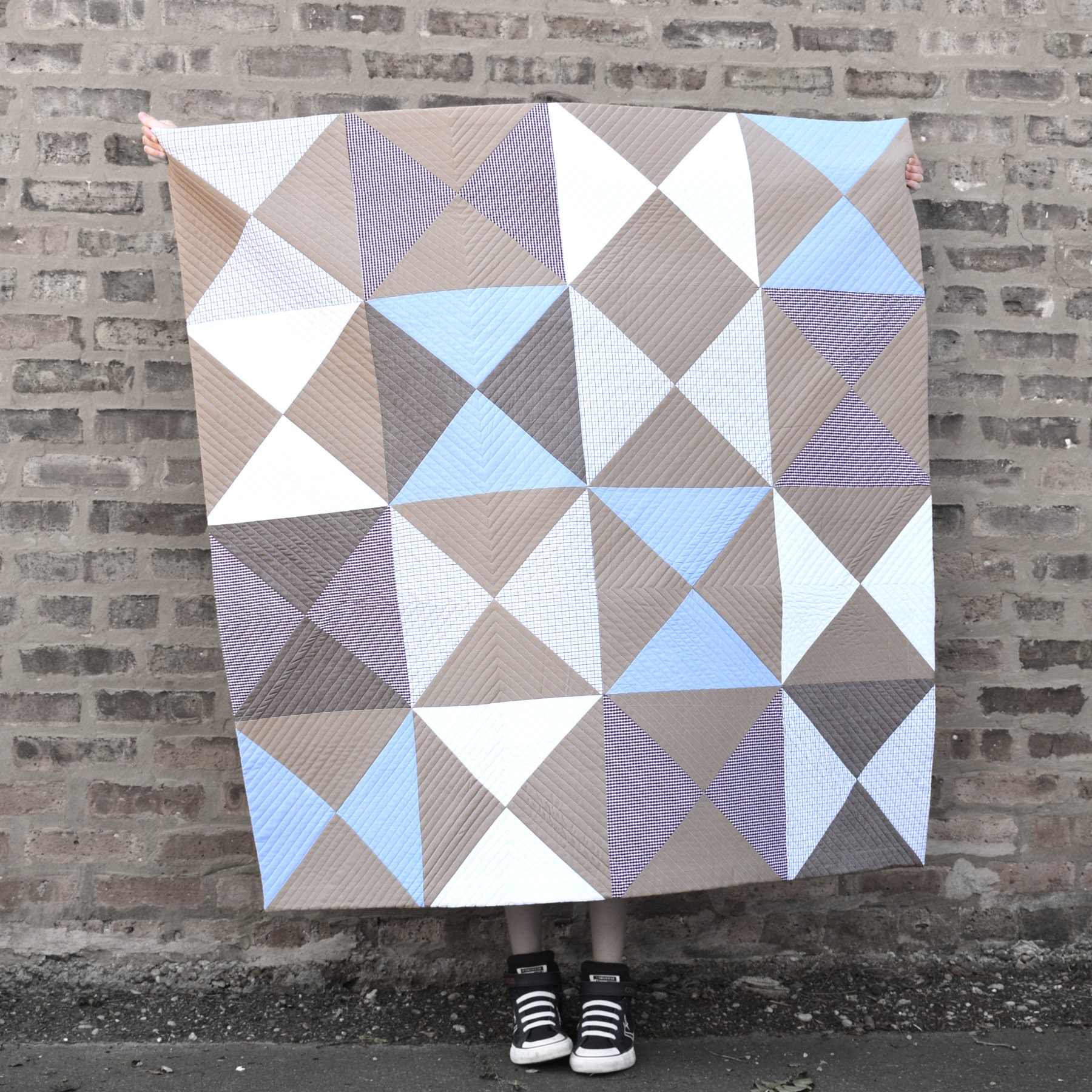 How to make a memory quilt: preparing the materials