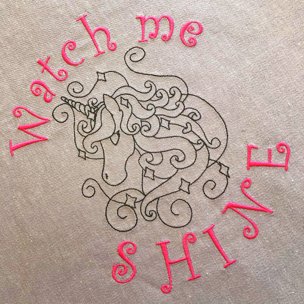 Embroidery Project - Word_Art_B_880_Plus_watch_me_shine