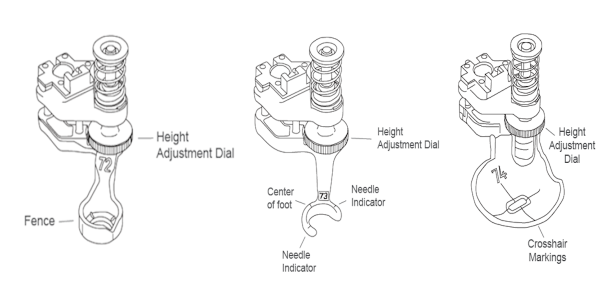 Height Adjustment Dials