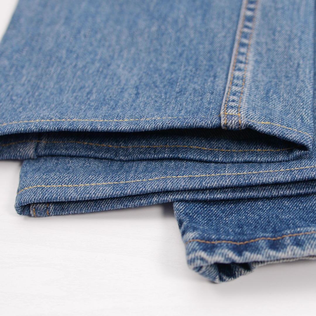 How to easily hem Jeans - finished hems