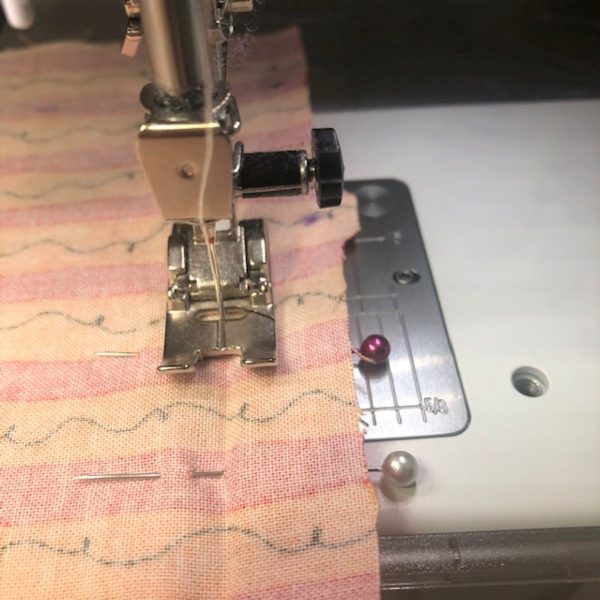 Matching Fabric Pattern Tutorial: stitch seams
