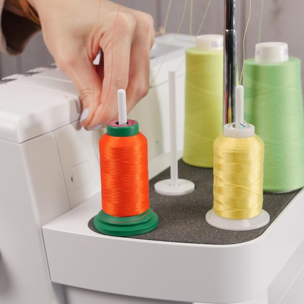 NEW BERNINA Airthreading Sergers: Will it Thread? Isacord fabulux thread