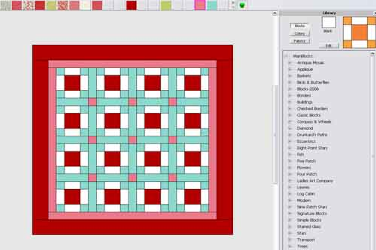 Quilter screen