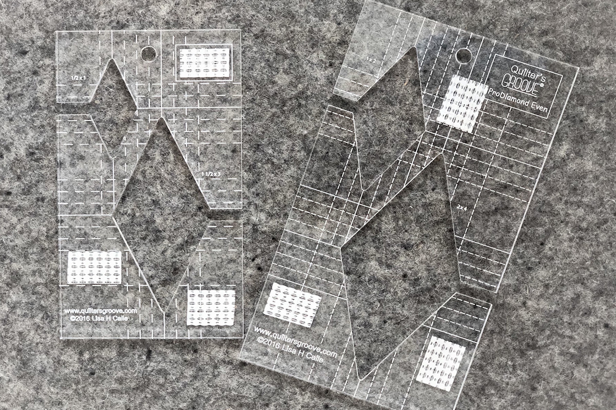 Rulerwork for Beginners Series, Part 5: Diamonds - WeAllSew