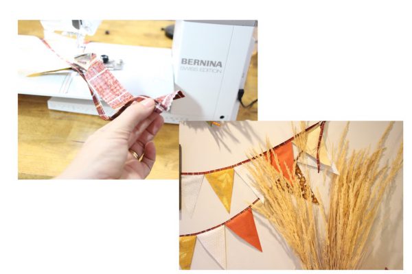 Quick 10 Minute Bunting: Pick & Cut Fabric