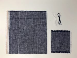 Detachable Collar Tutorial: Importance of fabric grain