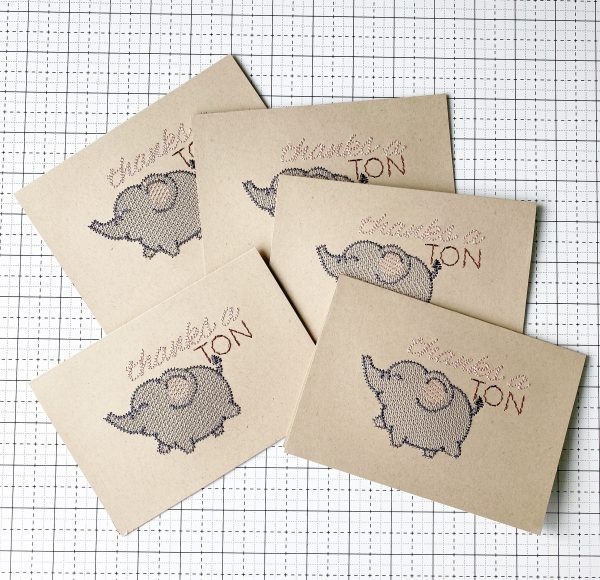 Embroidered Greeting Cards: Finish Cards