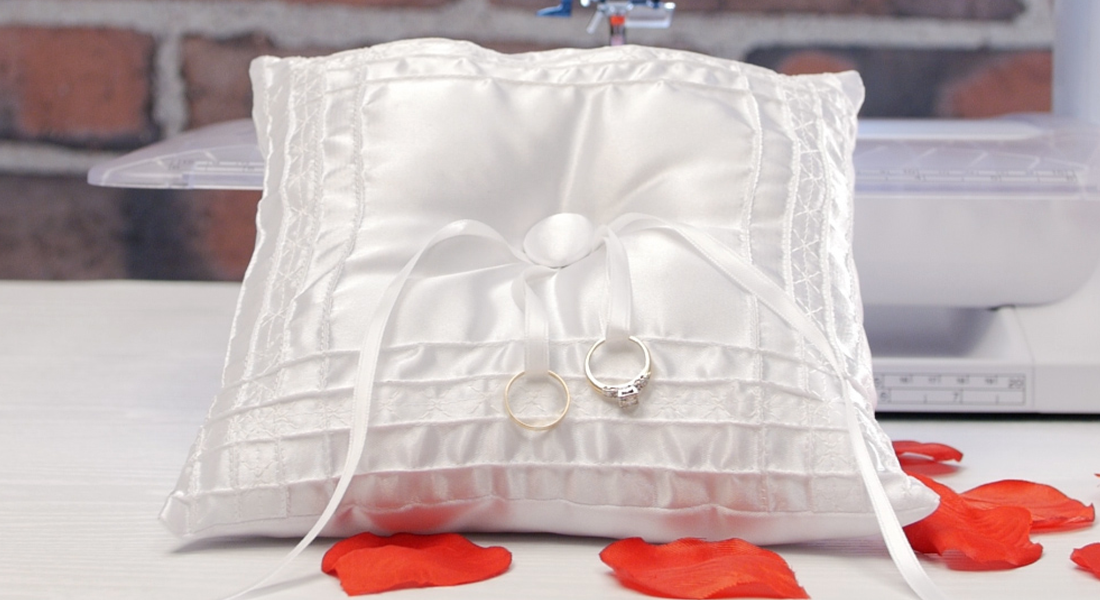 How to Sew a Custom Ring Bearer Pillow BERNINA WeAllSew Blog Feature 1100x600