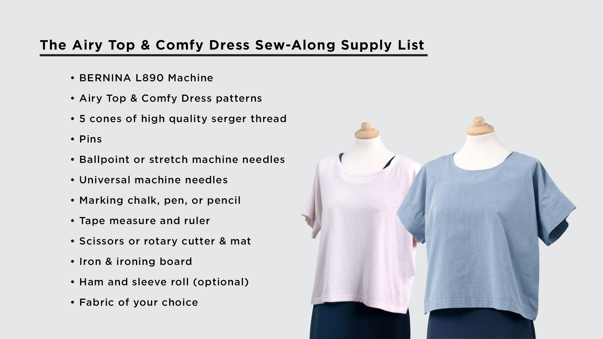 Intro to Garment Sewing - Supplies You Need 