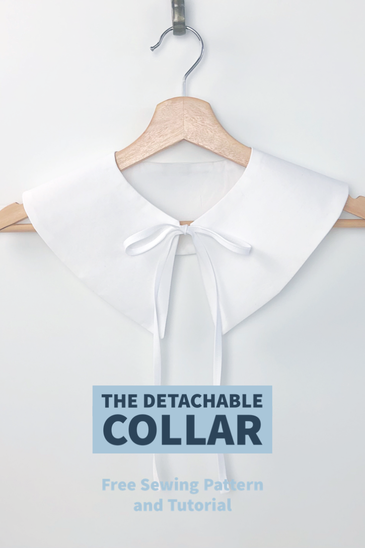 How to Sew a Detachable Statement Collar Part 2: Pointed Edge Collar