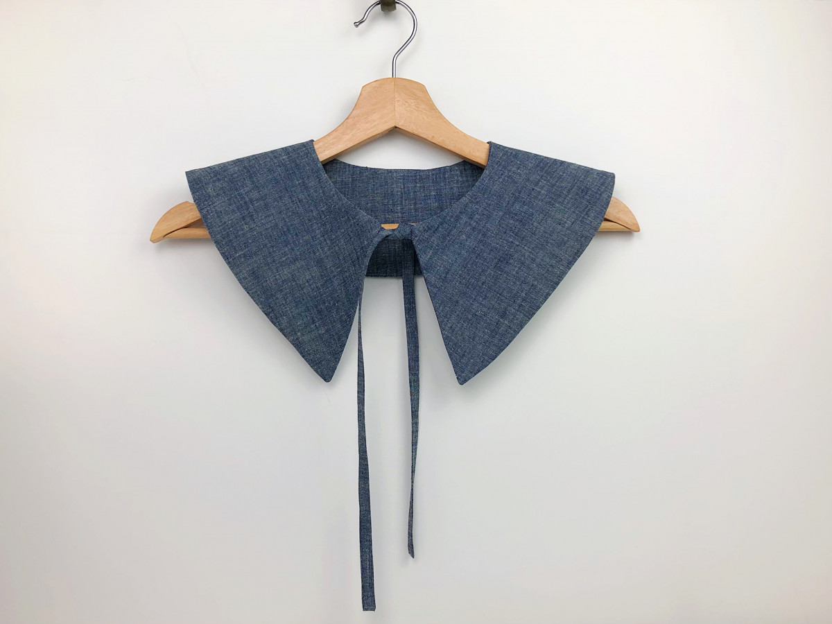 How to Sew a Detachable Statement Collar, Part 2: Pointed Edge Collar ...