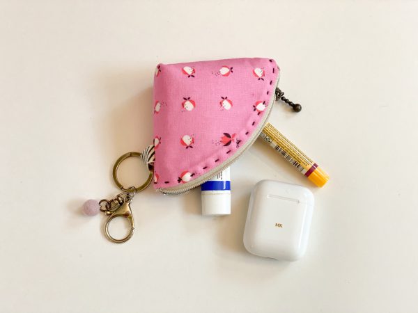 DIY coin purse, Cute Mini zip pouch, Keychain Pouch