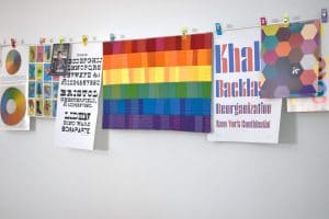 Pride Flag Mini Quilt Tutorial by Erika Mulvenna