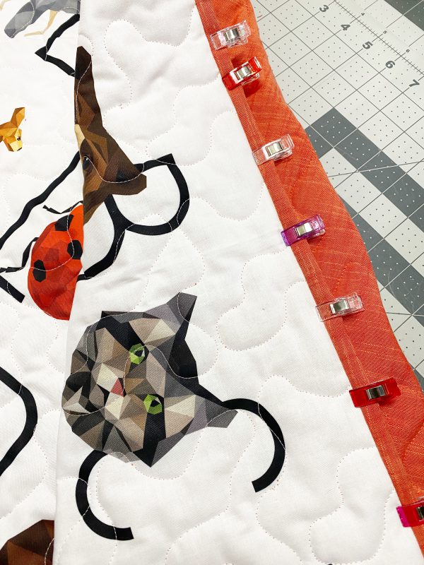 Sewing and Quilting a Wholecloth Baby Quilt: Adding the Binding