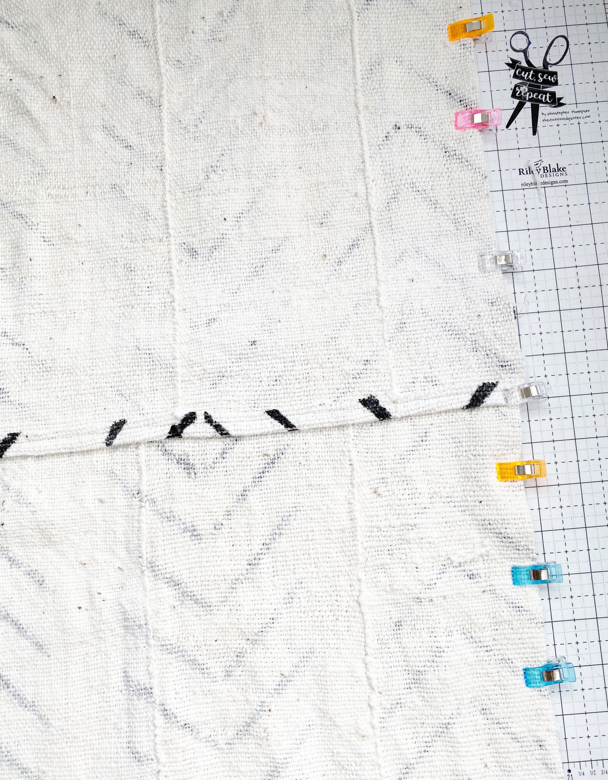 Mud Rug Stitching How to Sew with Authentic Mud Cloth - WeAllSew