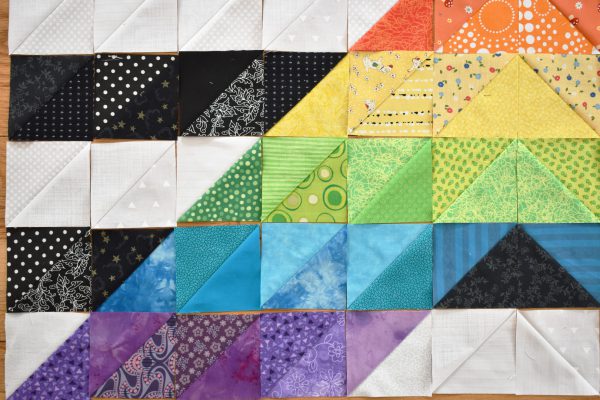 Straight Ally Pride Quilt Tutorial by Erika Mulvenna