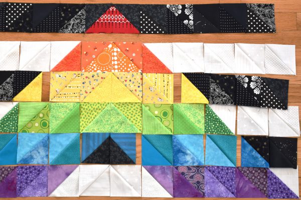 Straight Ally Pride Quilt Tutorial by Erika Mulvenna