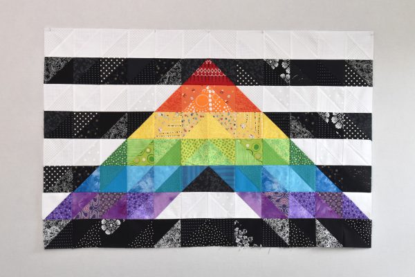 Straight Ally Pride Quilt Tutorial by Erika Mulvenna