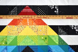 Straight Ally Pride Quilt Tutorial part 2 by Erika Mulvenna