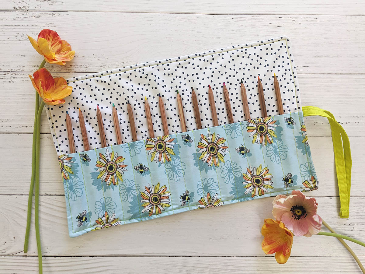 Roll It Up Pencil Roll - Virtual Sewing Class For Kids - Includes PDF  Pattern