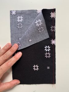 Seam Finishes Sampler French Seams Step 2