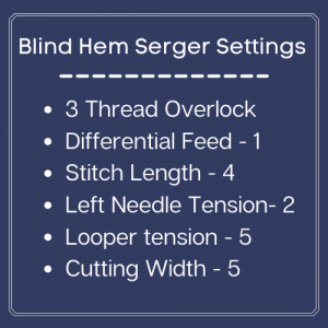 blind hem serger settings