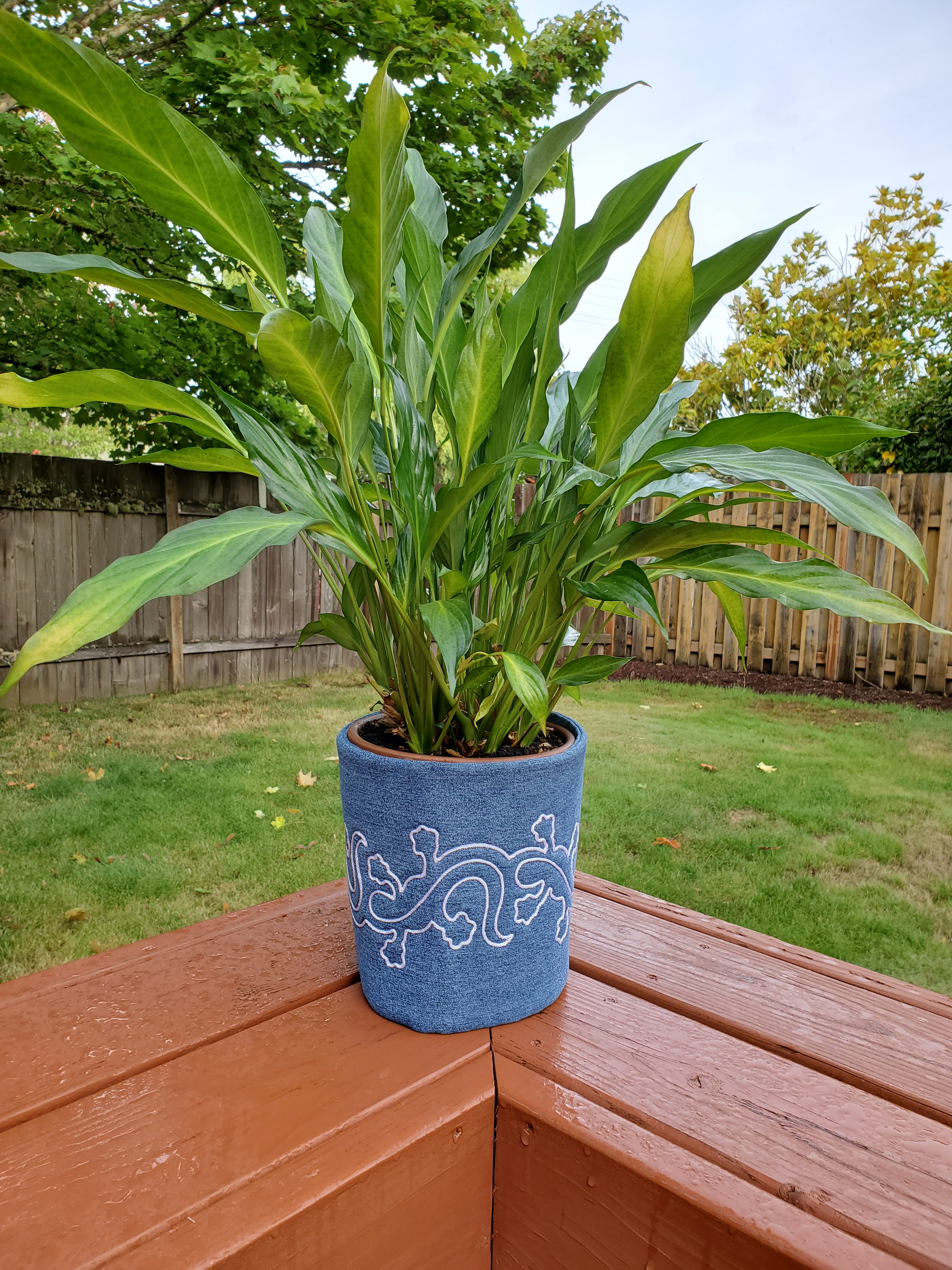 How to Sew a Flower Pot Wrap