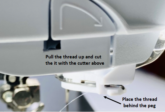 How to Thread a BERNINA 880 PLUS with Monofilament Thread