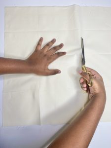 Reading Pillow Tutorial - Cut out the pattern pieces