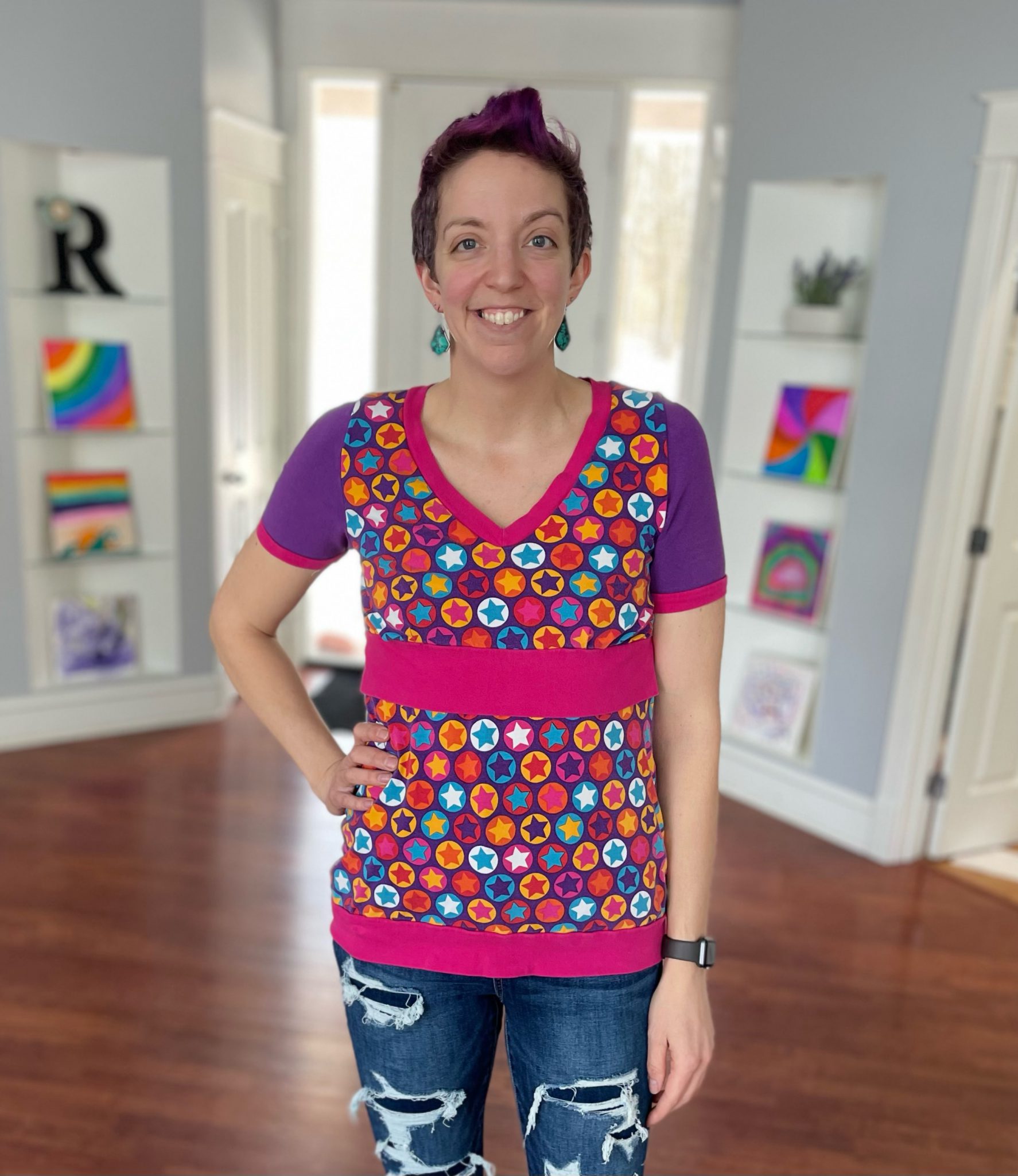 How to Modify a Knit Top Pattern to be Breastfeedingfriendly WeAllSew