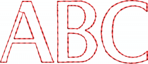Embroidered_Luggage_Tag_26_ABC_3_Triple_outline_lettering_BERNINA_WeAllSew_Blog_525x228px
