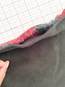 How To Make a Sherpa Neck Warmer: Sew the Pieces Together