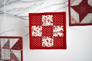 How to Make Mini Patchwork Ornaments by Erika Mulvenna