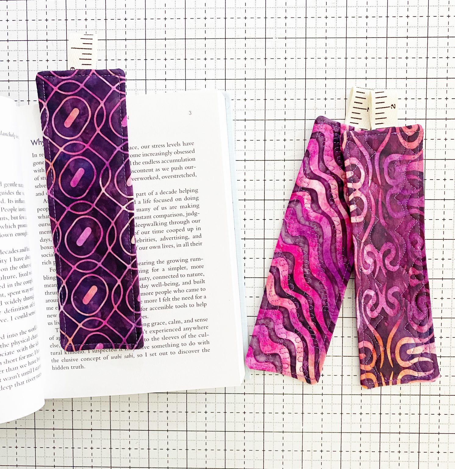 How to Make Quilted Fabric Bookmarks WeAllSew