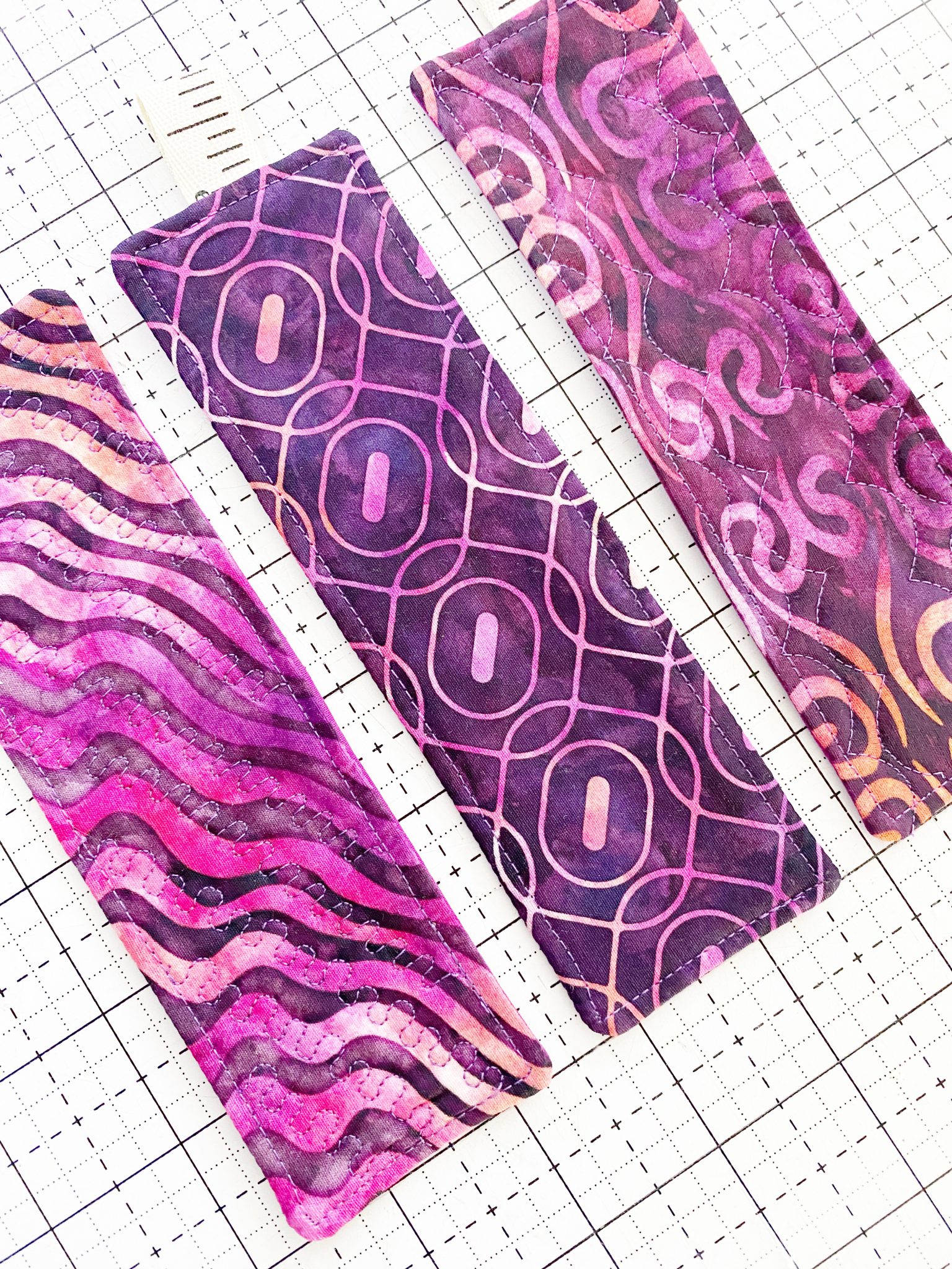 How to Make Quilted Fabric Bookmarks WeAllSew