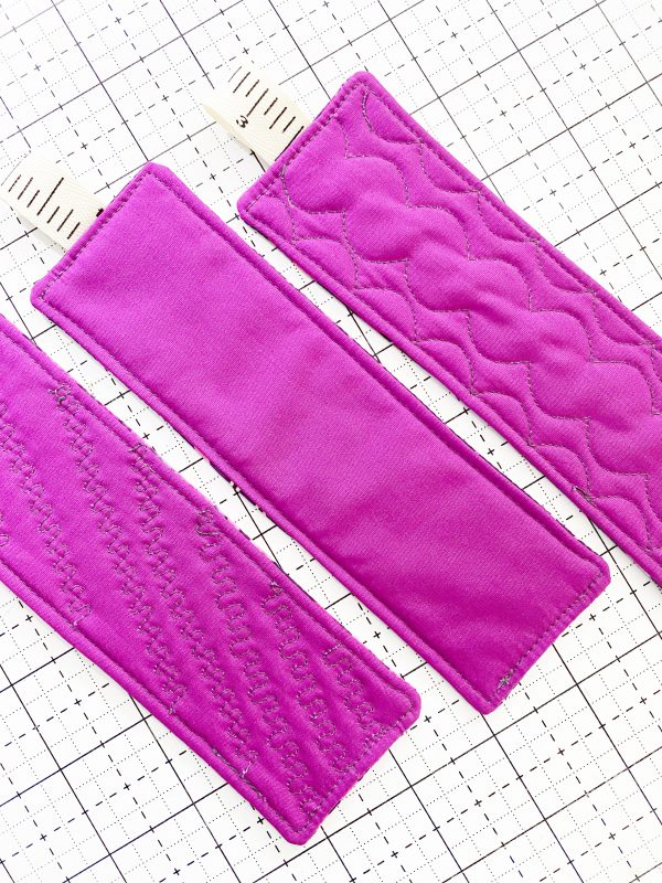 How to Make Quilted Fabric Bookmarks: Finished Product