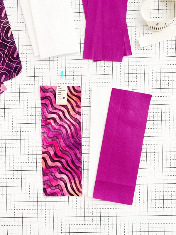 How to Make Quilted Fabric Bookmarks: Add the Ribbon