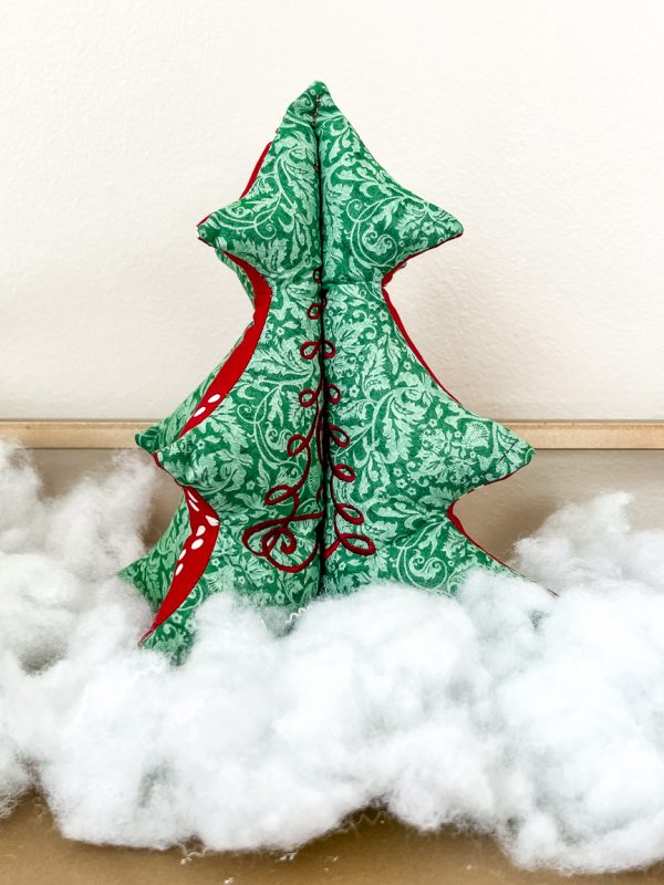 embroidered christmas tree