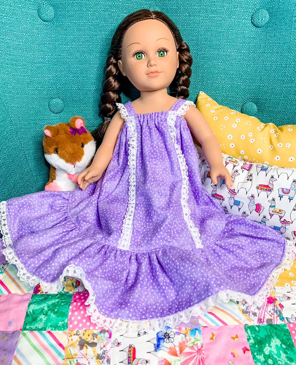 18-inch-doll-nightgown-1 - WeAllSew