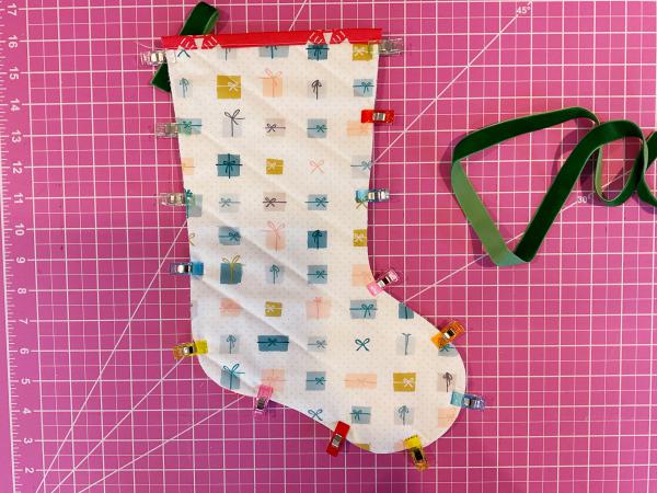 Tutorial: Learn how to Quilt Christmas Stockings as You Go - WeAllSew