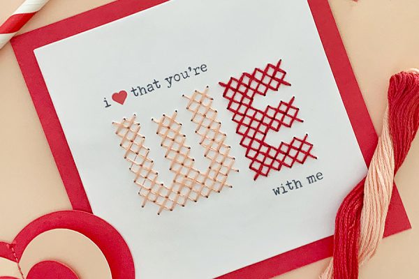 DIY-Cross-Stitch-Card-Valentines-Day-poke-holes-stitch