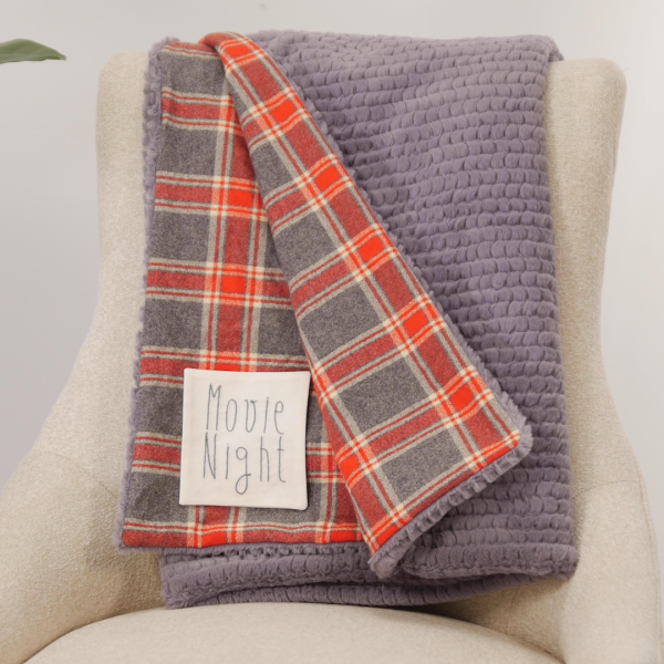 Let's Get Cozy Plush Flannel Blanket