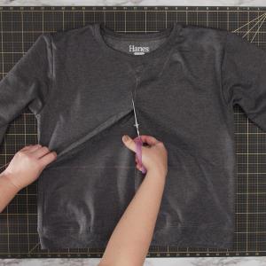 How to Upcycle a Sweatshirt into a Bolero - WeAllSew