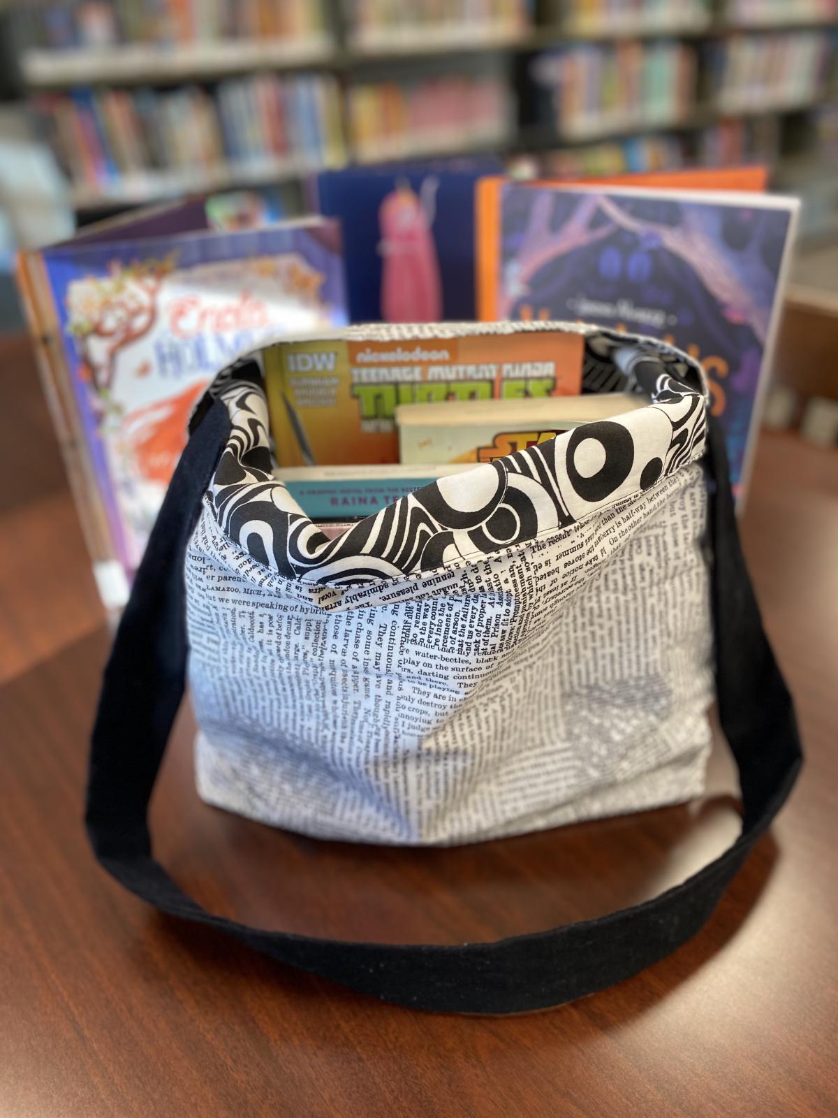 How to Sew a Library Book Bag - WeAllSew
