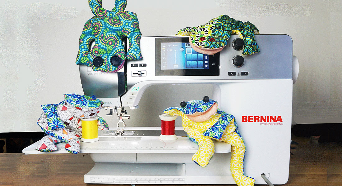 How to Sew Bean Bag Frogs BERNINA WeAllSew Blog Feature 1100x600