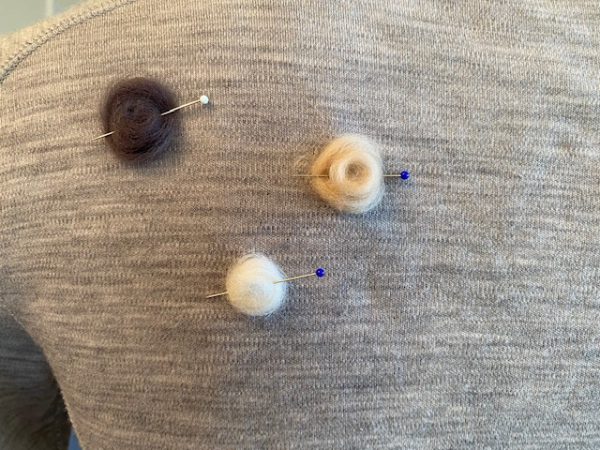 Pinned Circles - Wool Pullover