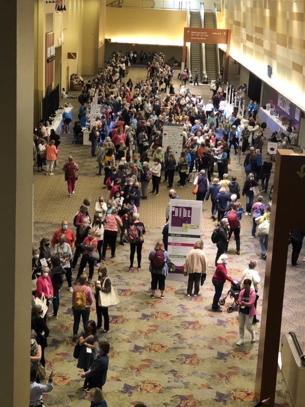 Over 7,300 quilters attended QuiltCon 2022 in Phoenix.