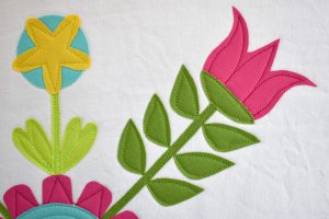 Spring Table Topper Tutorial by Erika Mulvenna