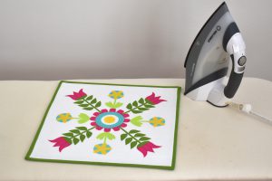 Spring Table Topper Tutorial by Erika Mulvenna