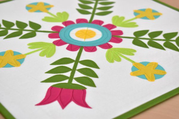Spring Table Topper Tutorial by Erika Mulvenna